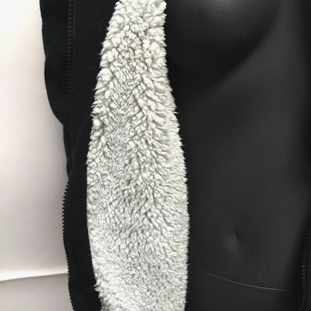 Calvin Klein Jeans Logo Black Hooded Zip-Up Jacket - Picture 7 of 7